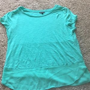 Teal women’s top